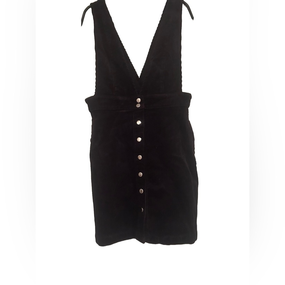 Forever 21 button front design corduroy overall